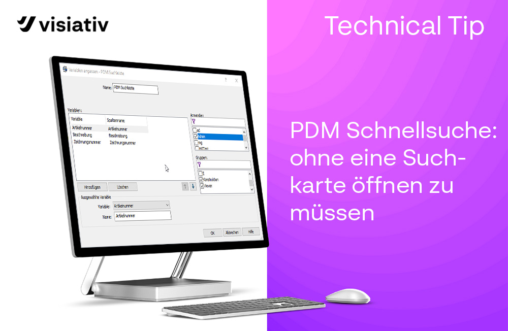 Technical Tip: PDM Schnellsuche